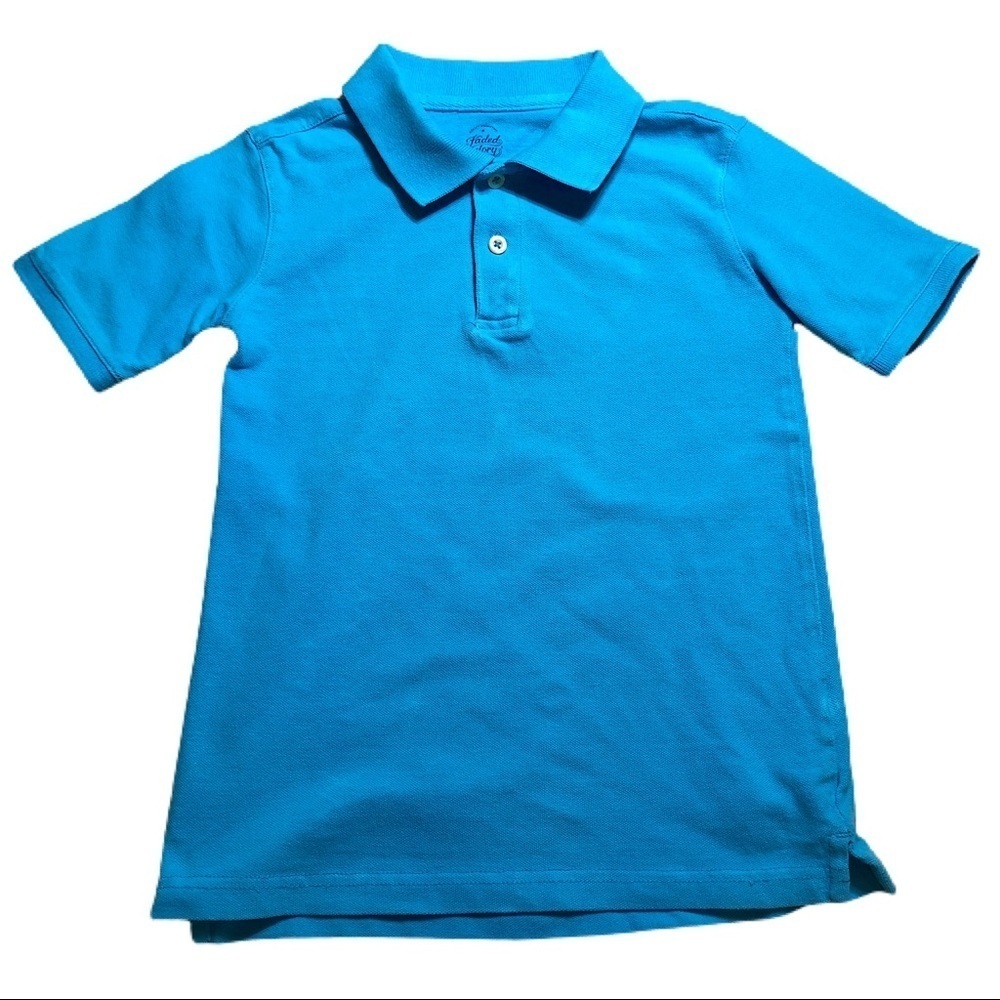 Faded Glory Boy’s Cyan Polo Shirt